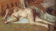 Edgar Degas After bath oil painting reproduction